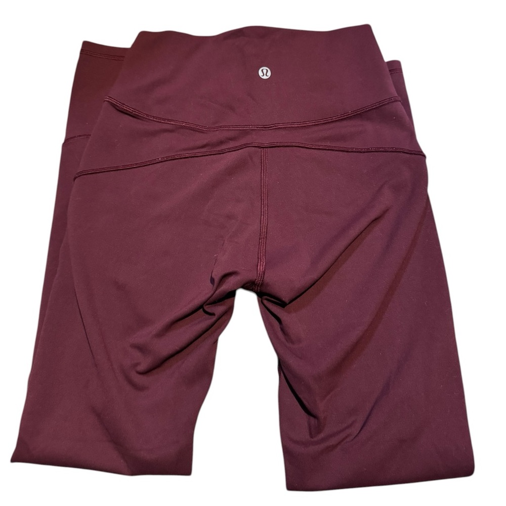 lululemon athletica Burgundy High-Rise Leggings